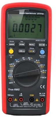 1 multimètre numérique industriel UT171A, testeur de tension CA 1000 V, True RMS, condensateur et diode
