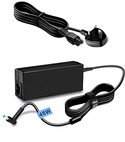 45W 19.5V 2.31A L25296-001 L25296-002 L25296-003/004 Laptop Charger for HP | 741727-001 740015-002 740015-003 740015-004 Pavilion 15 14 13 Stream 13 11 Blue Tip Power Adapter