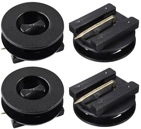 4PCS Universal Car Floor Mat Anti-Slip Fixing Clips, ABS Durable Locking Fastener Buckle Set for Securing Carpet Foot Pad, Easy Installation for Most Vehicles