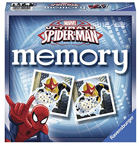 Ravensburger - Memory Ultimate Spider-man | Giochi Da Tavolo Per Tutta La Famiglia | 2-8 Giocatori | Memory Gioco Per Bambini | Giochi Spiderman 4 Anni O Più | Regalo Bambini 4 Anni
