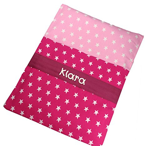 Sterne Wärmekissen mit Rapssamen Wärmekissen Sterne für Kinder Rapskissen mit Namen Körnerkissen Personalisiertes Kissen, Farbe:pink
