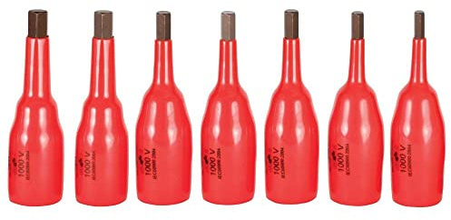 Wiha 31890 3/8 Zoll Steckschlüsselsatz, Zoll, isoliert, 7-teilig