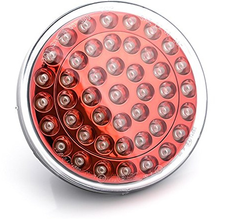 Ring Automotive bl387rr Nebelschlussleuchte rund LED-Licht, 122 mm, 24 V, Rot Reflektoren mit Flying führt