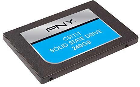 PNY SSD 240 GB, Nero/Blu