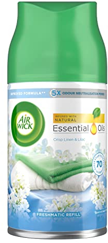 Air Wick Freshmatic Max Refill Crisp Linen and Lilac 250 ml (Pack of 4)