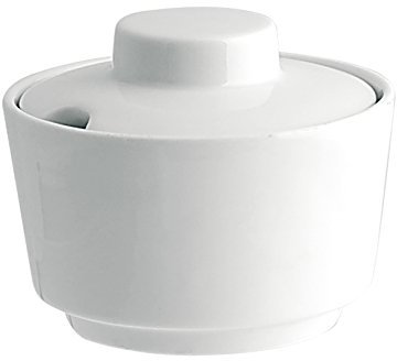 HOME 4370886 Zuccheriera Porcellana Hel 0.4 KH Utensili da Cucina, Bianco
