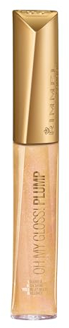 Rimmel London Oh My Gloss Plump Lucidalabbra con Oli Idratanti, Labbra Morbide e Finish Ultra-Luminoso Effetto 3D, 801 Angel Shimmer, 6 ml