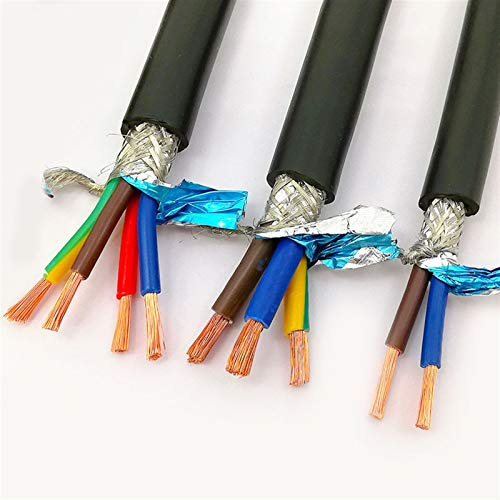 Lcuihong-Kupferkabel 5m-elektrischer Draht, 2 Kern 3 Kern 4 Kern, Kupferdraht, 0,2-2.5 mm Audiosignalsteuerung abgeschirmtes Kabel Weich und stark (Color : 2 Core, Specification : 2.5 mm)