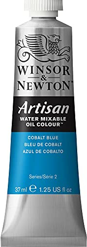 Winsor & Newton 8840533 Artisan Ölfarbe - Kobaltblau - 37 ml Tube, wassermischbar, hohe Pigmentkonzentration, gute Deckkraft & lichtecht