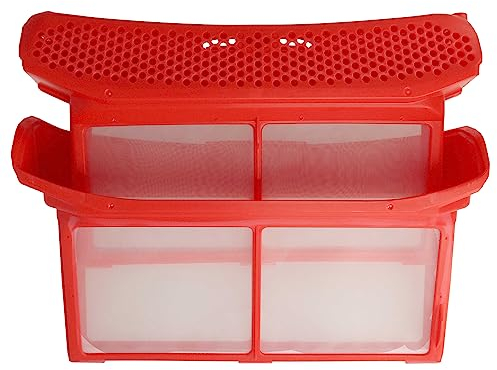 vhbw Flusensieb kompatibel mit Bosch/Siemens WT46W4 Serie Wäschetrockner, Wärmepumpentrockner - Filter + Halter