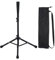 PATIKIL Reisen Baseball Schlagen T Tragbare Baseball T Einstellbare Höhe 25 bis 41 Stativ Softball T Stand für Hitting Training Übung Schwarz