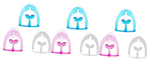 Sponge Holder 9 pcs Drain Pad Type for Washcloth Holder Rack Hanger Random Kitchen Home Sucked Color Storage Scouring Racks Restaurant Scouring Pad Holder