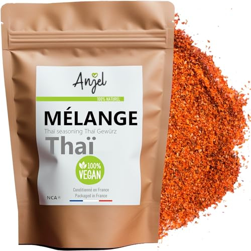 Épices Thaï Authentiques 100g - Assaisonnement Frais pour Sublimer vos Plats - Explosion de Saveurs avec des Ingrédients Naturels - NCA