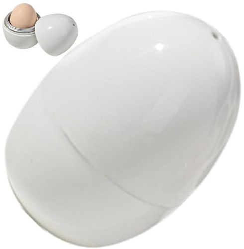 Zghhc Cuociuova a Microonde, Cuociuova Piccolo Cuociuova Sodo Funzione Microonde Cuociuova per 1 Uovo per Uova Sode in Camicia