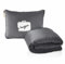 Amexo Coperta da viaggio, Morbido e caldo Coperta da viaggio 2 in 1, Super leggero Portatile Aereo Coperta da viaggio per Viaggi aerei Viaggi d'affari e Ufficio (grigio)