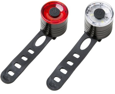 Luci anteriori e posteriori per bici, luci per biciclette, luci e riflettori, per bicicletta, faro per bicicletta per guida notturna, faro per biciclette con modalità multiple per guida notturna su