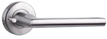 2 Pack Door Handles, Internal Lever Handle, Internal Door Handles with a Standard Latch, Mortice or Bathroom Lock for Bathroom(Style B stainless steel)