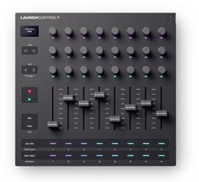 Novation Launch Control XL 3 - Superficie di controllo e mixer MIDI alimentato con USB per integrazione DAW e hardware dotato di 8 fader, 24 encoder infiniti, MIDI I/O a 5 pin e pacchetto di software.