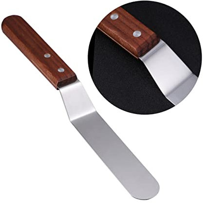 VICASKY Spatola per Spreading e Cake Smoothing Acciaio Inossidabile con per Decorare Torte e Dolci
