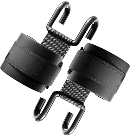 Maniglie a gancio per sollevamento pesi, ganci per sollevamento pesi, per sollevamento pesi, ad alte prestazioni, per allenamento fitness, powerlifting, bodybuilding, attrezzature per l'allenamento