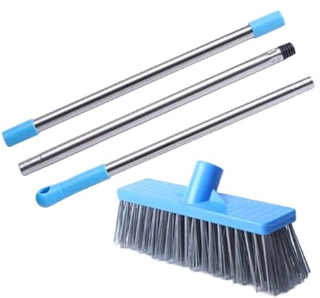 EPIGEIST per con Setole Rigide Spazzolone per Pulizia Interni Ed Esterni Utensile per Bagni e Piastrelle Facile da Riporre e Utilizzare