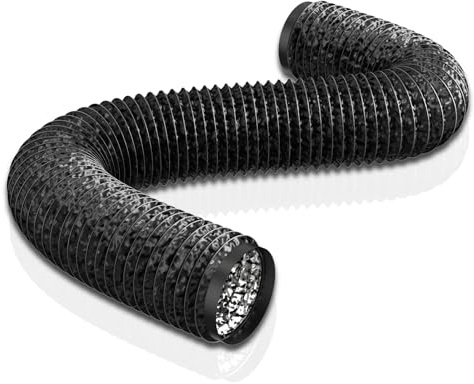 Aygrochy Manguera de ventilación de PVC de 150 mm, 6 metros para aire acondicionado móvil, secadora, extractor, campana extractora, sistema de ventilación
