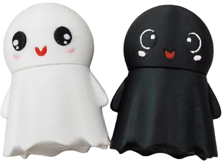 Saliera da cucina – Contenitori per sale di Halloween fantasma per piano di lavoro, distributore di condimenti, gadget da cucina per zucchero, cannella, tavolo, bar, barbecue, ristoranti e