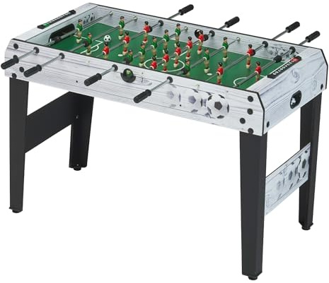 KANGUI Babyfoot Enfant avec Barres Télescopiques – 22 Joueurs et 3 Balles Incluses