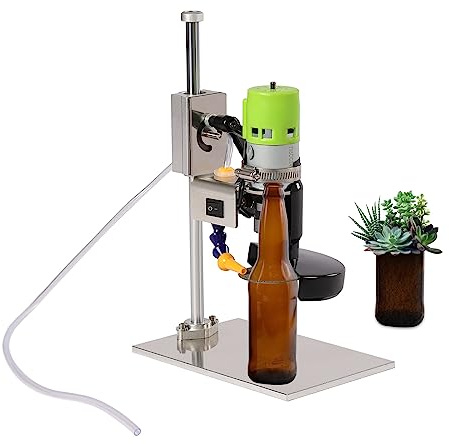 HongKKon Cortador de botellas de cristal, 150 W, cortador de cristal eléctrico, 2000 – 6000 r/min, cortador de botellas de cristal, cortador de botellas de cristal, vino para cerveza, vidrio marino