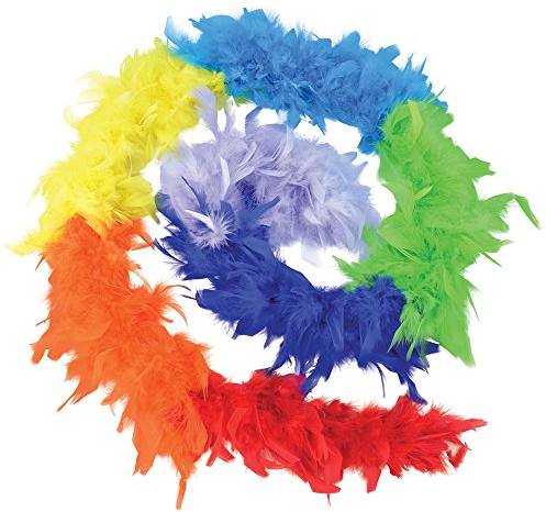 Bristol Novelty BA442 Federboa, Bunt, Mehrfarbig, Einheitsgröße