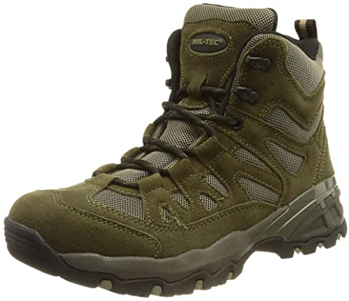 Mil-Tec Bottes de randonnée Squad unisexes, Olive, 40 EU
