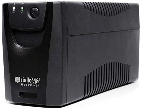 Riello Netpower - Sistema de alimentación ininterrumpida (800 VA, 480 W) Color Negro