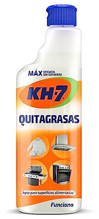KH7 Quitagrasas, Desengrasante, Elimina Grasa y Suciedad,Aplícalo en Cocina, Ropa, Exterior o Vehículos | Apto para todas las Superficies y Tejidos Formato Ahorro, Recambio 715 mL