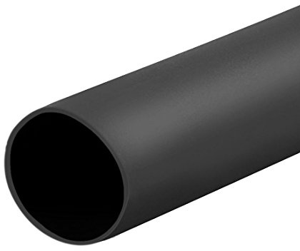 sourcing map Heat Shrink Tubing 4mm Dia 2:1 Heat Shrink Tube Wrap Cable Sleeve 1m Black