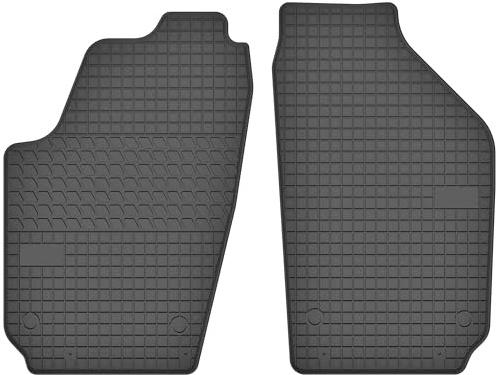 Gummimatten Vorne Gummi Fußmatten Satz für VW Volkswagen Polo IV 9N (2001-2009) / Seat Ibiza III/Cordoba II (2002-2009) / Skoda Fabia I (1999-2008) - 2-teilig - Passgenau