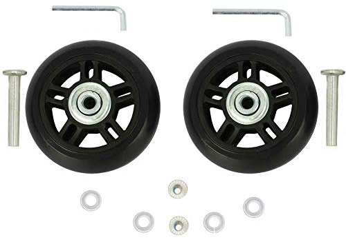 ORO Valise Roues de Rechange 1 Paire de roulettes de Rechange pour Bagages, Extérieur Inline Skate Ou Roller 70 * 24mm
