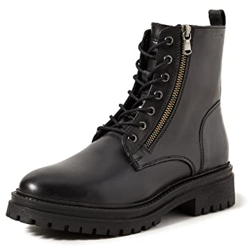 Geox D Iridea F, Stivaletti Donna, Nero 043, 39 EU