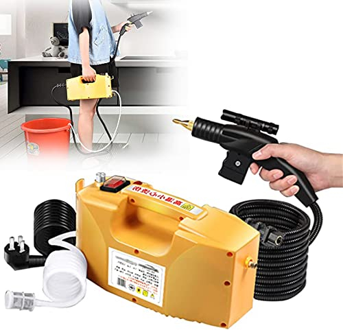 DRSM Nettoyeur Vapeur Portable Haute Pression 3000w, Ménage Nettoyeur Vapeur Haute Température, pour Hottes Aspirantes, Fours, Climatisation, Éviers De Cuisine,Yellow-220V