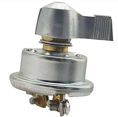 XYZIL 12V 50A 3 Position Forward Reverse Levered Rotary Switch 75712-04 75712-04BX On-Off-On Compatible with Tarp Winch Motor 12V DC Dump Truck