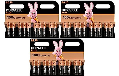 Duracell Plus AA, LR6 MN1500-30 Batterien