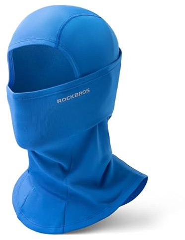 ROCKBROS Sturmhaube Balaclava Skimaske Winddicht Warm für Fahrrad Ski Motorrad Winter Unisex Einheitsgröße, Blau
