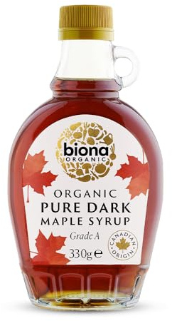 Biona Organic Maple Syrup 330g - Dark, Grade A - Pure Canadian