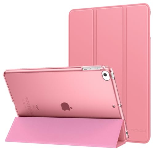 MoKo Smart hülle für iPad mini 5 2019/ Mini 4 2015 7,9 Zoll, Muschelschale | Ultradünne leichte Schutzhülle mit transluzenter Rückseite und Auto Schlaf/Wach Funktion für iPad Mini 5./4.