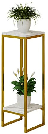 CCYENG Pflanzenständer für den Innenbereich, Metall-Pflanzenständer für den Innenbereich, 2-stufige Pflanzenregale, Blumentopfständer für den Innenbereich, Blumentopf
