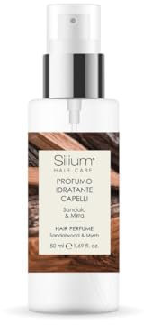 Silium - Parfum capillaire hydratant et renforçant - Sandale & Mirra - 50 ml