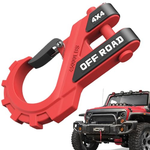 Ghjkldha Gancio per argano ATV, gancio di traino per auto, ad alta resistenza, per catena del rimorchio, lunga durata, struttura robusta per camion, per uso rimorchio, acciaio legato