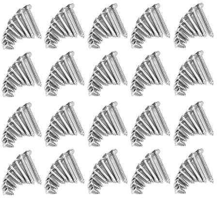 Baxnore 220pcs Tornillo de tapping, tornillo cruzado de acero inoxidable 304, tornillos empotrados cruzados, tornillos de cabeza surtido para mampostería de concreto de paneles de