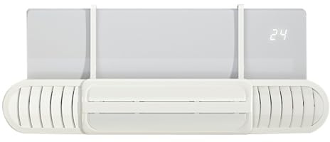 Deflector de aire acondicionado, cubierta retráctil para desviador de viento, protector antiviento, control de dirección de soplado estable, accesorio de CA ajustable para el hogar, oficinas, 6.7 x