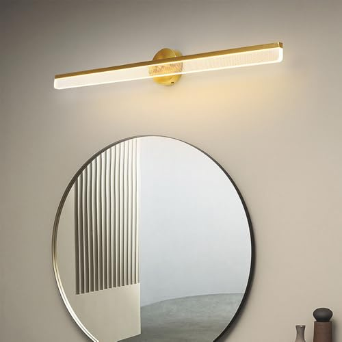 Mengjay Wandleuchte LED Innen Moderne,LED Spiegelleuchte Bad Spiegellampe,2 Farbtemperaturen Wandlampe, Badlampe für Keller Küche Badschrank Treppenhaus (Länge: 60cm)
