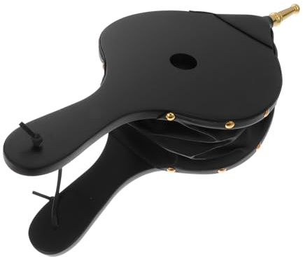 SMASOLO Soplador De Aire Manual Para Chimenea y Barbacoa, Fuelle De Madera, Color Dorado, Sin Electricidad, Cómodo y Seguro, Adecuado Para Uso Hogar y Exteriores, 1 Unidad